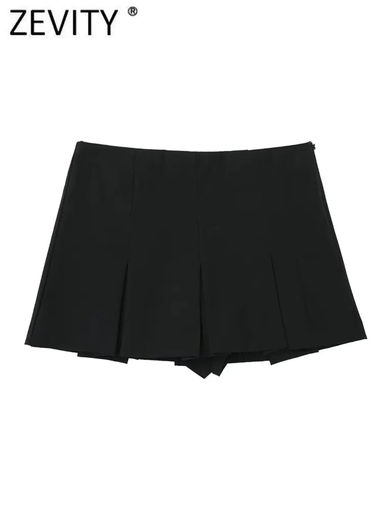 High Waist Wide Pleats Skirts