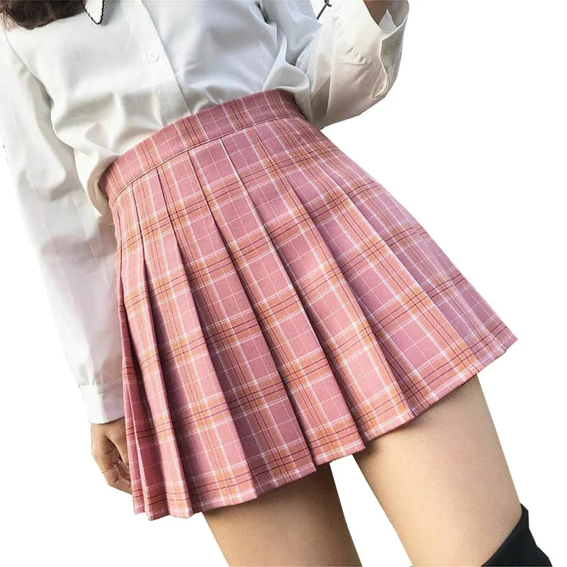 Style High Waist Chic Stitching Skirts