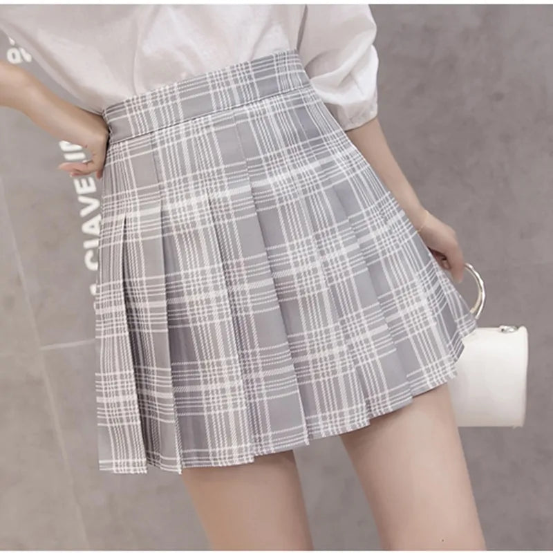 Style High Waist Chic Stitching Skirts