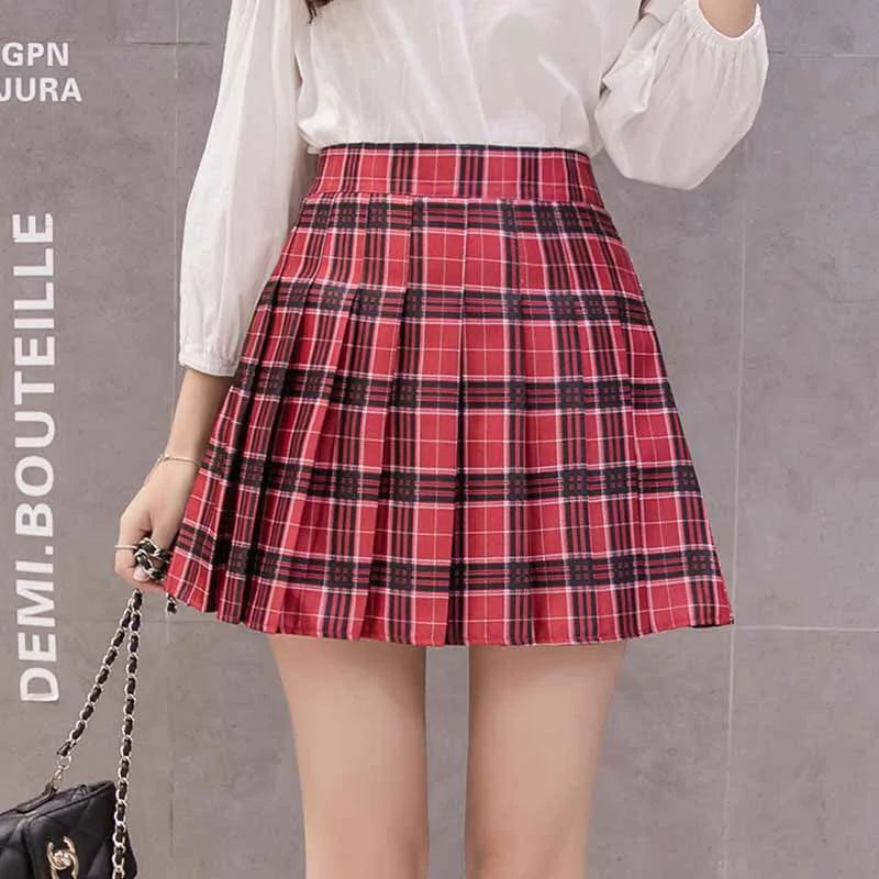 Style High Waist Chic Stitching Skirts